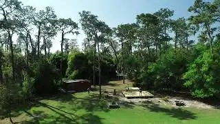 Drone footage of Virgil jamming Swamp Thing