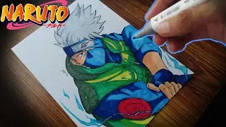 How To Draw Kakashi Hatake - Chidori | Step By Step | Hindi