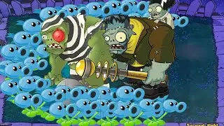 Ice Threepeater - NEW PLANT IN Plants vs Zombies (PvZ Brutal Mode EX Plus Mod)