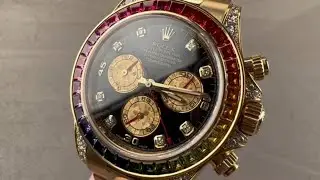 Rolex Daytona Rainbow 116598RBOW Rolex Watch Review