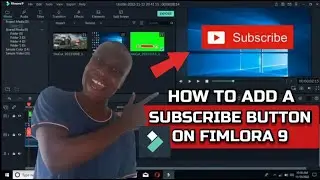 How To Add Subscribe Button Video in Filmora in 2022