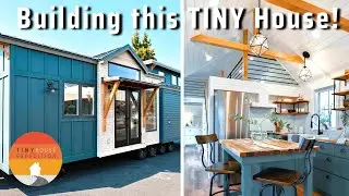 How to Build Amazing Tiny Homes + Gorgeous Park Model Tiny House TOUR!