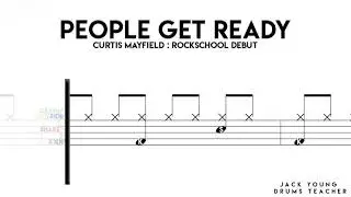 How To Play People Get Ready On Drums!
