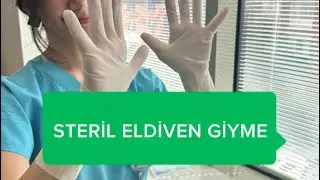 Steril eldiven giyme