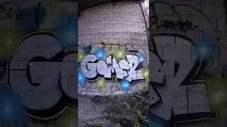 CHROME GRAFFITI PIECE WITH SWEET LIGHTING EFFECT 🔥