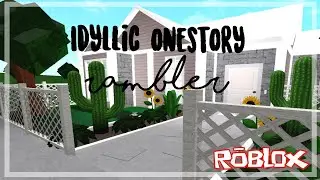 Idyllic One-Story Ramber | Bloxburg speedbuild | Actic