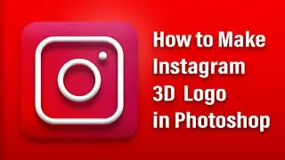 How to Make 3D Instagram Logo in Photoshop Tutorials #photoshop #instagram