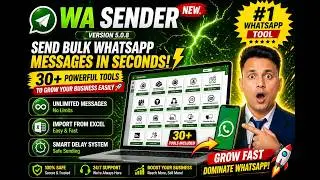 👉 30+ Tools WA Sender 🔥 | Bulk WhatsApp Messaging Tool (Full Demo)