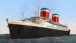(SFM) SS United States beached