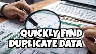 Quickly Find Duplicates in Excel Data 📊 #exceltips