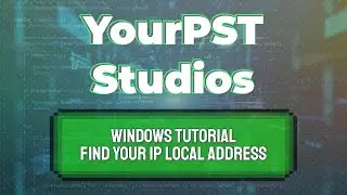 Windows Tutorial - Find Your Local IP Address (Windows 10)