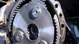 580 k backhoe repair (right rear tire stoped moving)