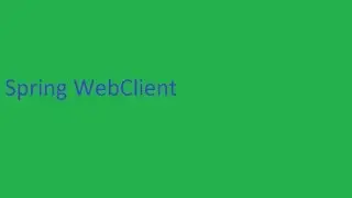 Spring WebClient