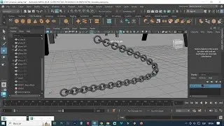 CÓMO CREAR UNA CADENA EN MAYA AUTODESK 2024 PASO A PASO Y BIEN EXPLICADO