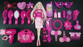 13 Minutes Satisfying with Pink Fashion Accessories and Barbie Doll ASMR