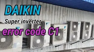 Daikin | how to rectify error code C1| reset fire alarm