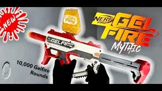 NEW Nerf Gun Pro Gel Fire Mythic Unboxing and Testing (ASMR) #nerfgun #unboxing #asmr