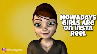 Nowadays girls are on insta reel❤️😁😜😜😜