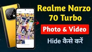 realme narzo 70 turbo me photo hide kaise kare !! how to hide photo in realme narzo 70 turbo