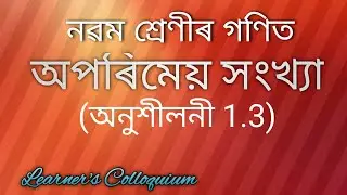 Irrational Number,Class 9th Maths, Exercise  1.3