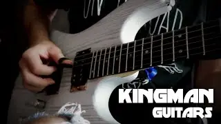 Great Sound of Custom KINGMAN Ash Guitar in Drop D Tuning - Country Rock Licks - Peter Luha