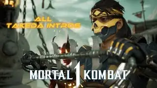 Mortal Kombat 1 - All TAKEDA Intro Dialogues [4K60FPS]