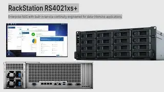 Synology RS4021xs+ Unboxing | First time power up | Basic configurations | Installation of 16TB HDD
