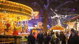 БАКУ 2017 Новогодняя Ярмарка улица Торговая Baku  Azerbaijan Азербайджан
