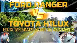 Ford Ranger VS Perodua Axia! #ford #touge