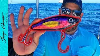 Pescando con SEÑUELOS GIGANTES