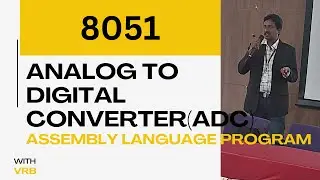 8051 Microcontroller Interfacing with Analog-to-Digital Converter (ADC0804) - Assembly Program