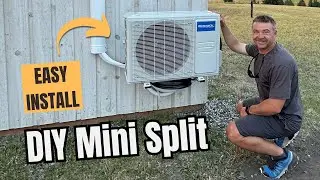 Complete Mr Cool Mini Split DIY installation