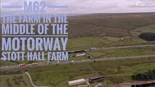 Drone Captures Staggering Footage of Stott Hall Farm on M62 Motorway