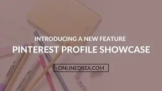 NEW PINTEREST FEATURE - How to Set Up Pinterest Showcase