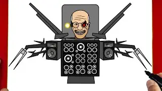 How to Draw New Upgraded SCIENTIST WITH THE POWERS OF TV MAN TITAN - Skibidi Toilet 60