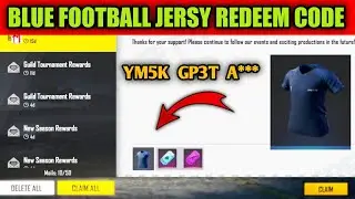 Blue Football Jersey Redeem Code FreeFire / Blue Jersy Redeem Code FF / Today Redeem Code