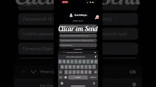 CRIANDO UMA CONTA NO QUICKMAGIC PELO CELULAR
