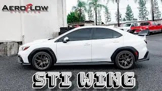 How to install your Aeroflowdynamics V1 STI Wing | 2022 WRX