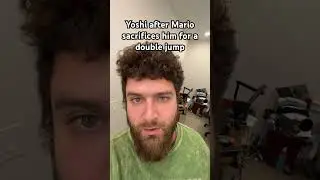 When Mario sacrifices Yoshi for a double jump 