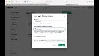 Creating a Slack token for your Kafka Connect connector