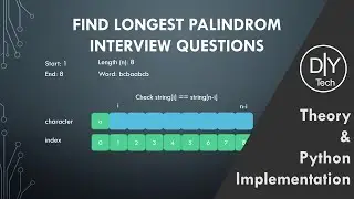 Find Longest Palindrom in a String | Data Structures and Algorithms in Python
