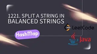 1221. Split a String in Balanced Strings 