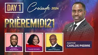 Day 1 | Croisade 8ème Anniversaire Priere Midi 2024 | Pasteur Carlos | 6012 Nw 9th Ct Margate, FL