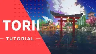 ⛩️ Minecraft Torii Gate Tutorial ⛩️