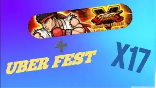 Открытие 17 капсул на Uber fest | Street Fighter (Battle cats)