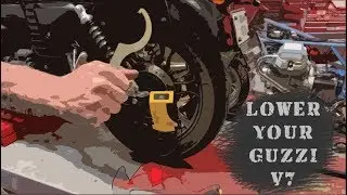 How to Lower your Moto Guzzi V7 - GTM Garage