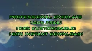 100% Free Customizable PSD Twitch Overlays | OBS | XSPLIT