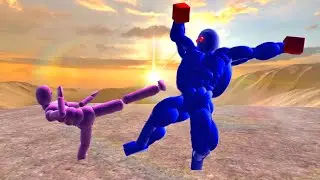 Strongest Smart AI fights the NPC BOSS! (with Active Ragdoll Physics)-part 10
