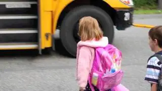 Elle's First Day Riding the Bus