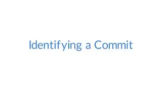 Git and GitHub - Identifying a Commit #23